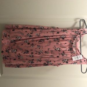 Loft blouse sleeveless pink